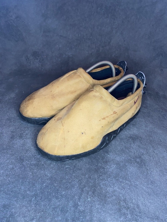 Vintage 90s Nike Air Moc Flax Brick-Flax 175035-261 Shoes Mens US Size 7 RARE main image 4